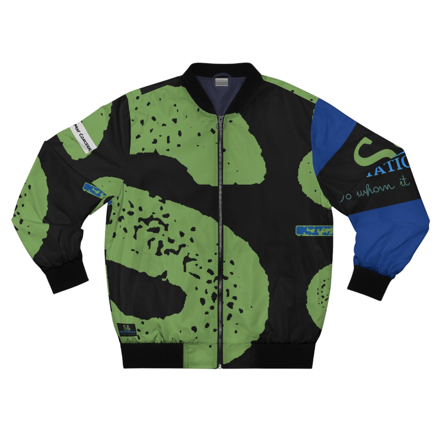 Salutations & Such Midnight Blue Maurader Bomber Jacket