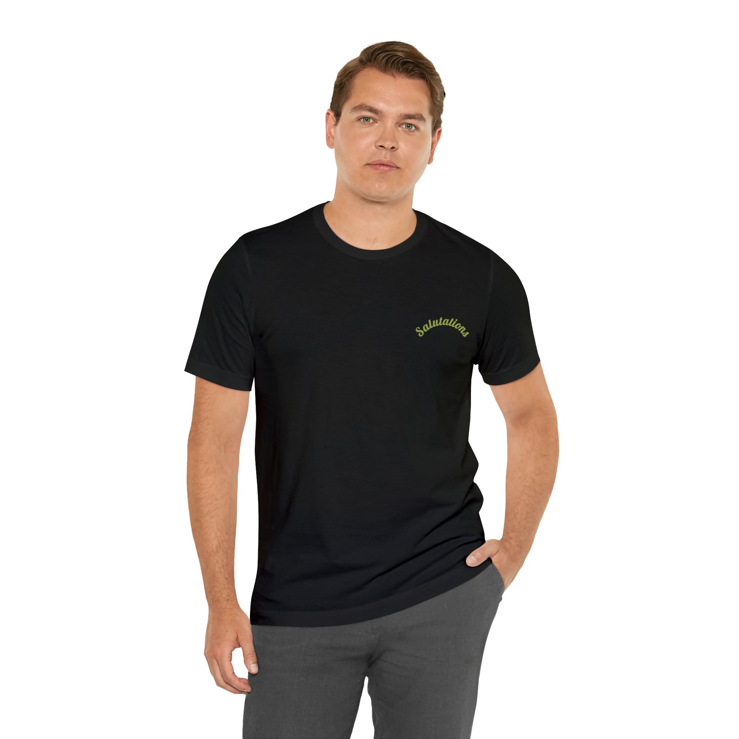 Salutations Flamingo Tee