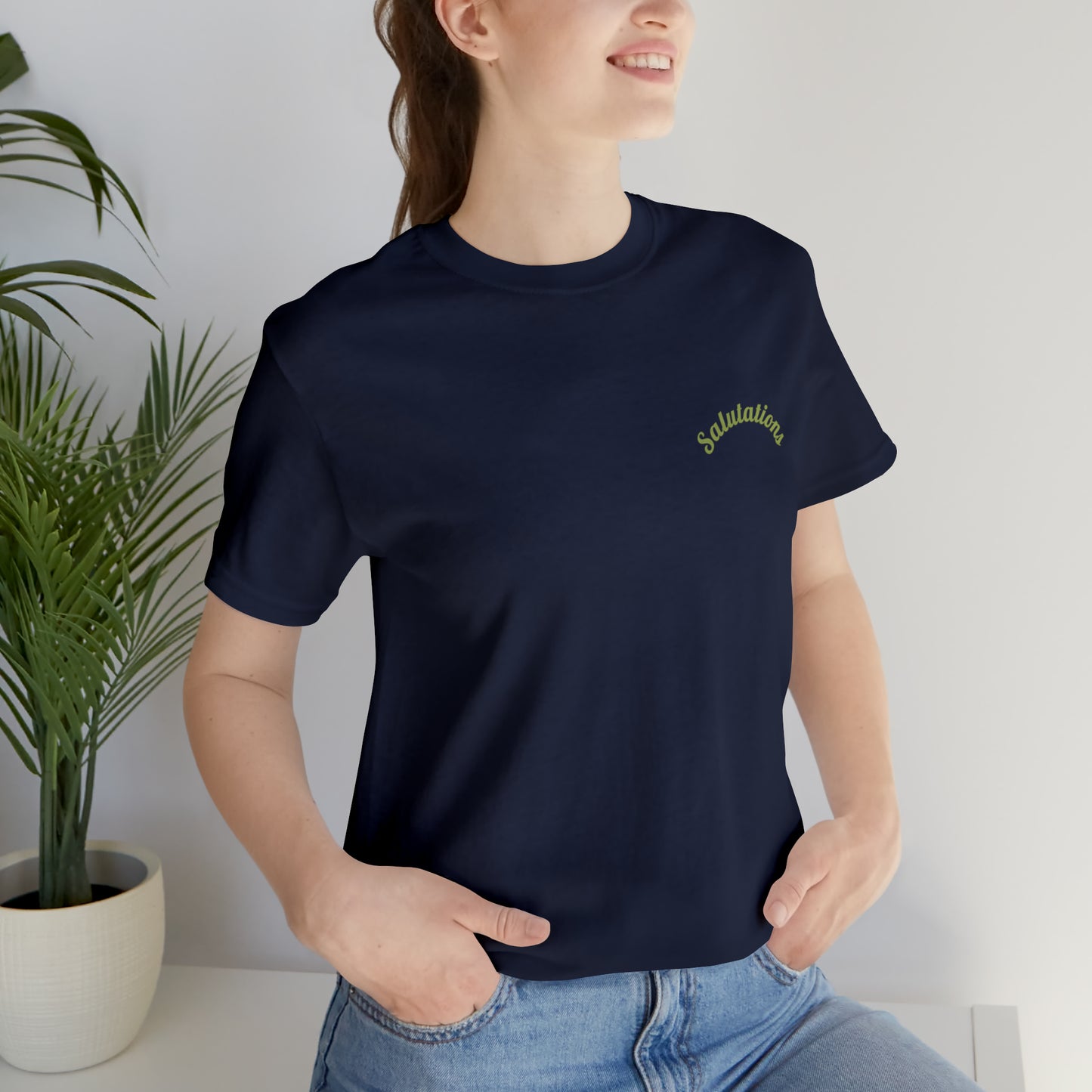 Salutations Flamingo Tee