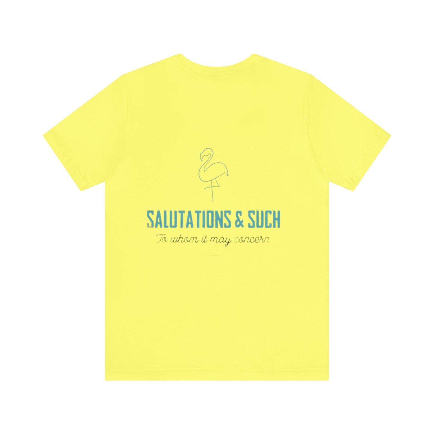Salutations Flamingo Tee