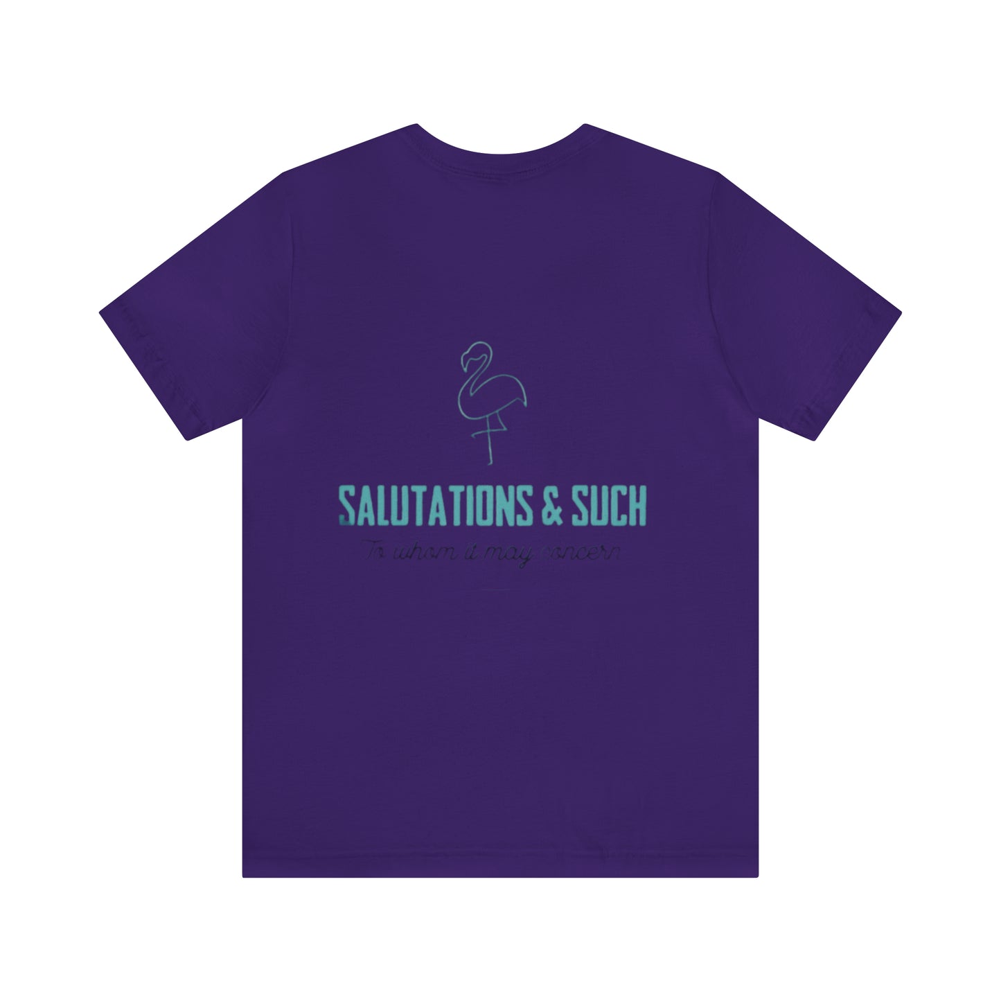 Salutations Flamingo Tee
