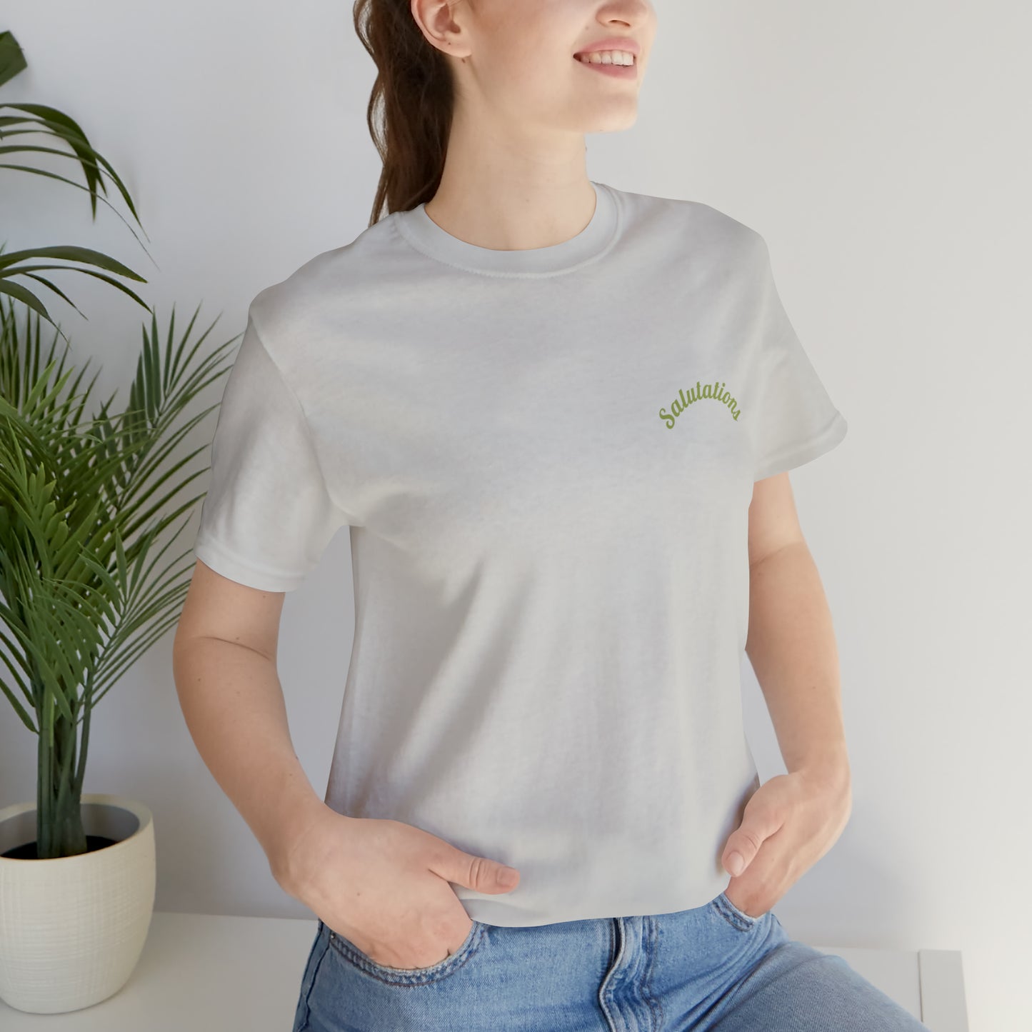 Salutations Flamingo Tee