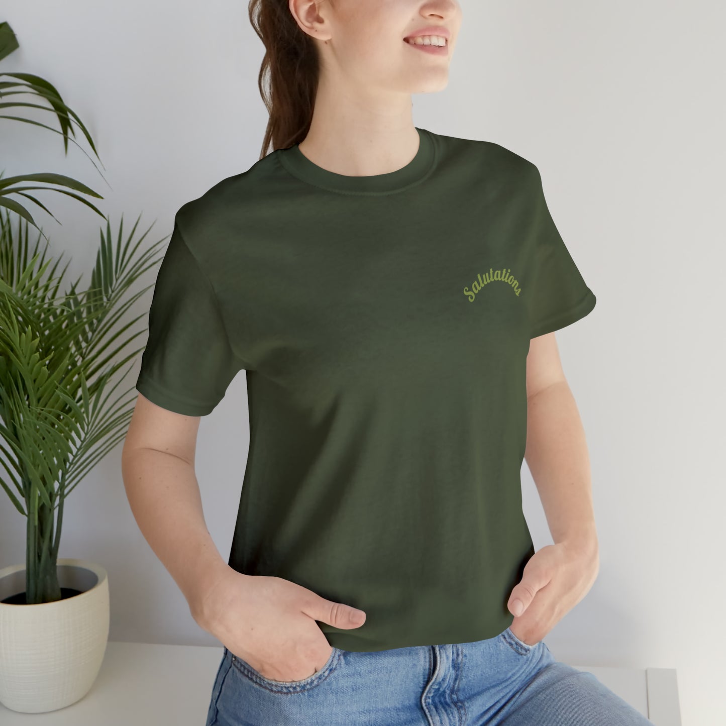 Salutations Flamingo Tee