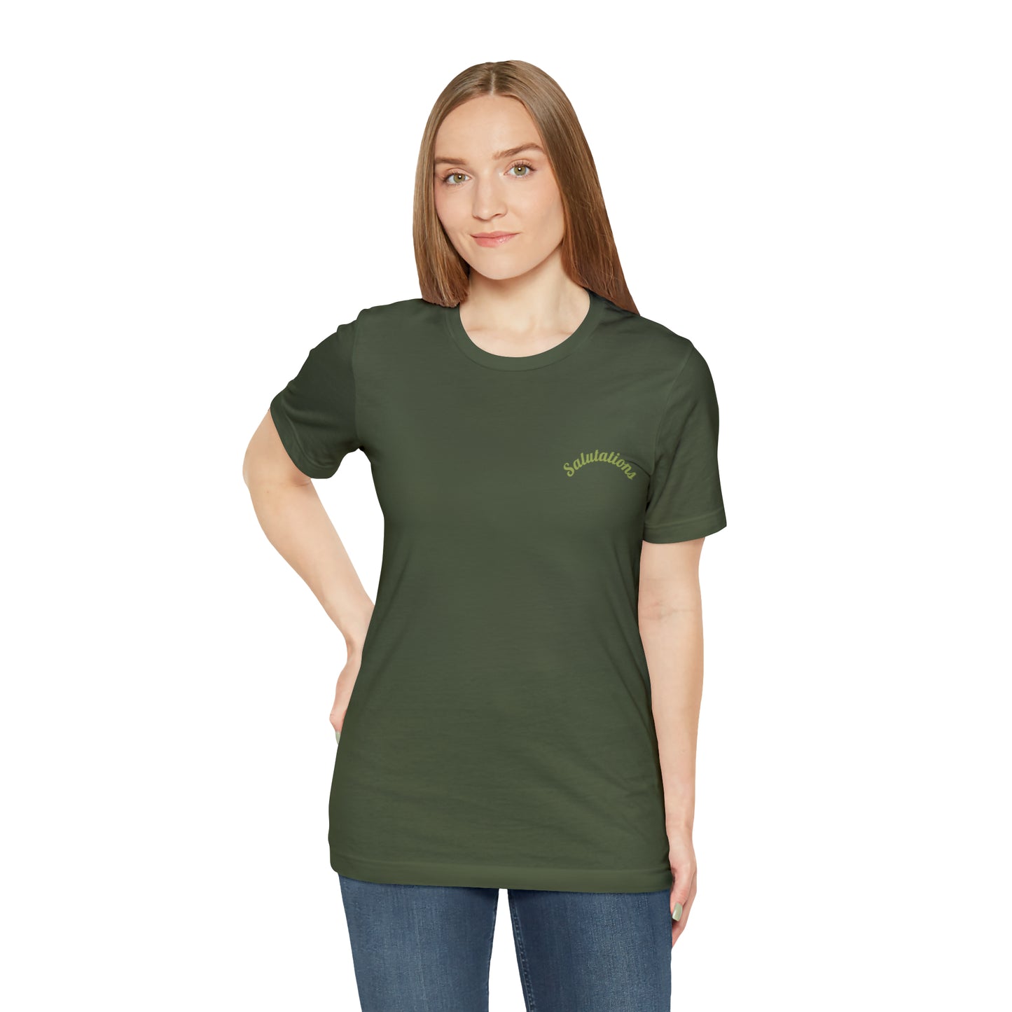 Salutations Flamingo Tee