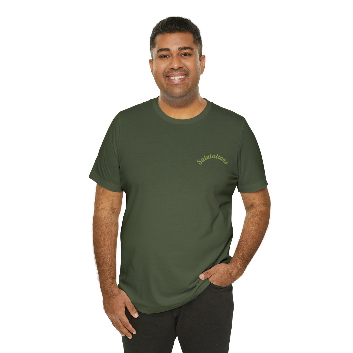Salutations Flamingo Tee