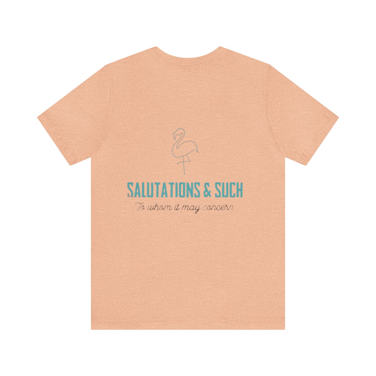 Salutations Flamingo Tee