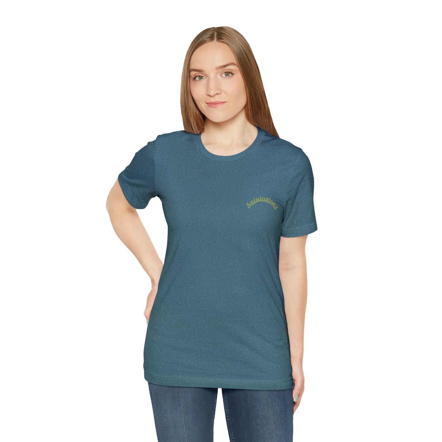 Salutations Flamingo Tee