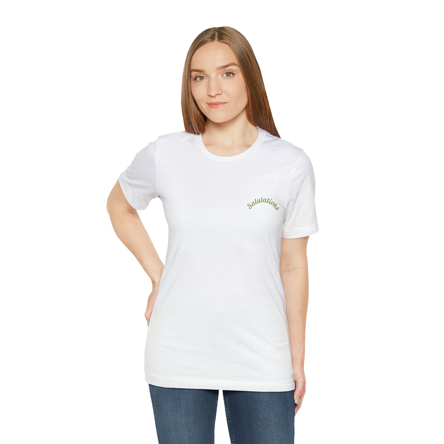 Salutations Flamingo Tee