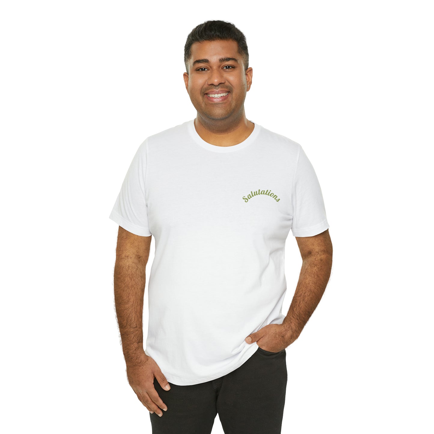 Salutations Flamingo Tee