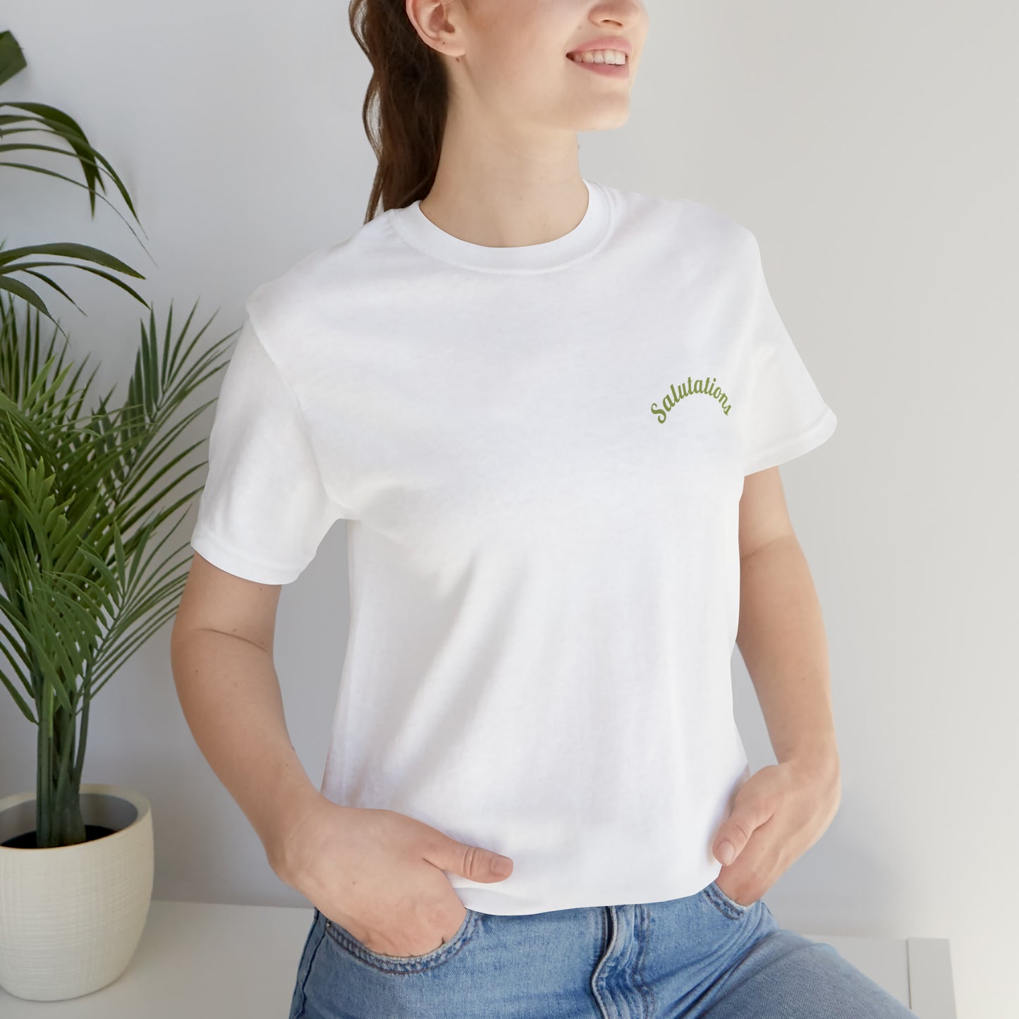Salutations Flamingo Tee