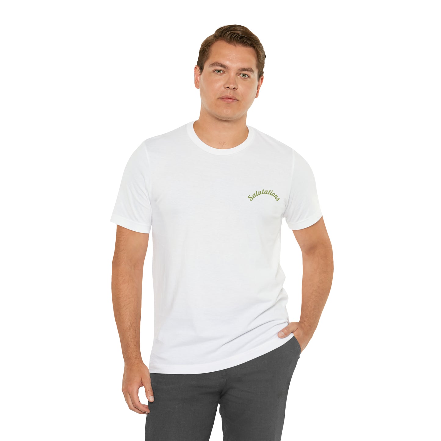 Salutations Flamingo Tee