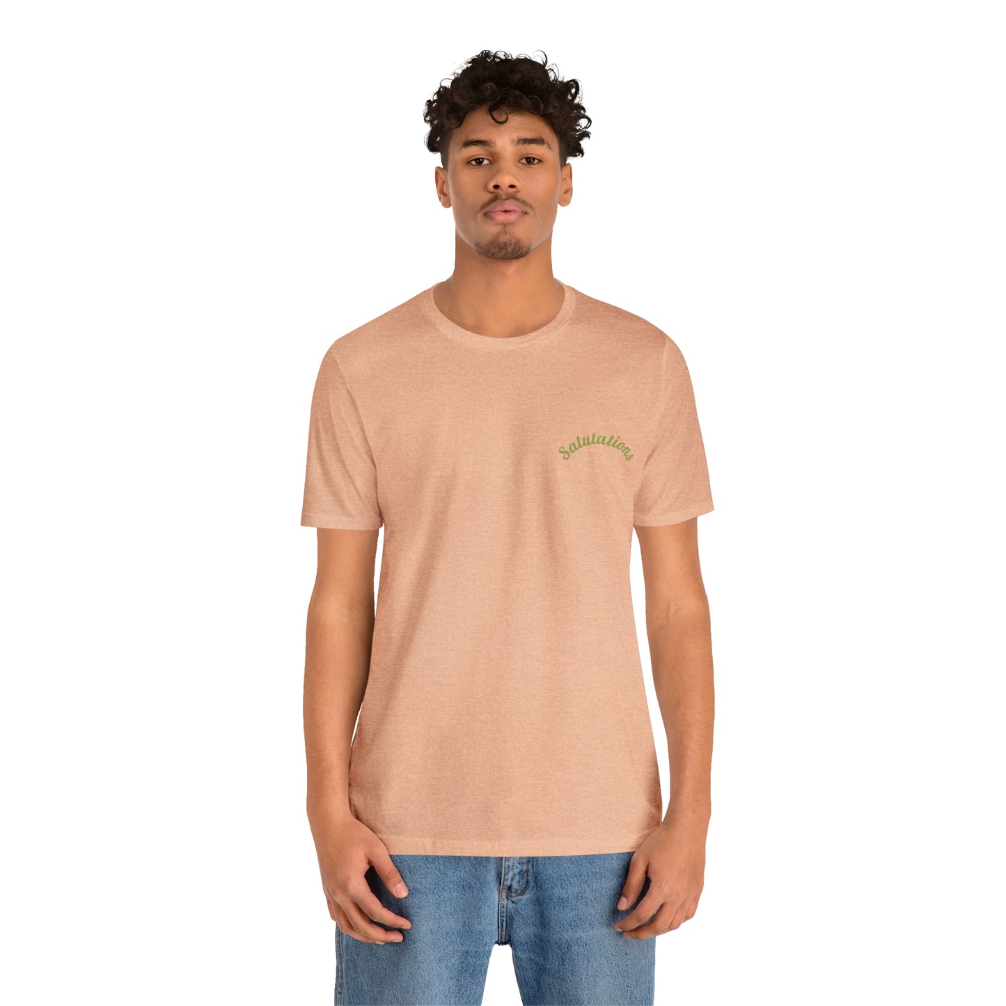 Salutations Flamingo Tee