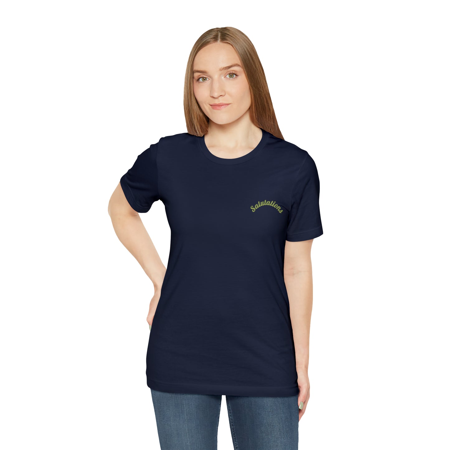 Salutations Flamingo Tee