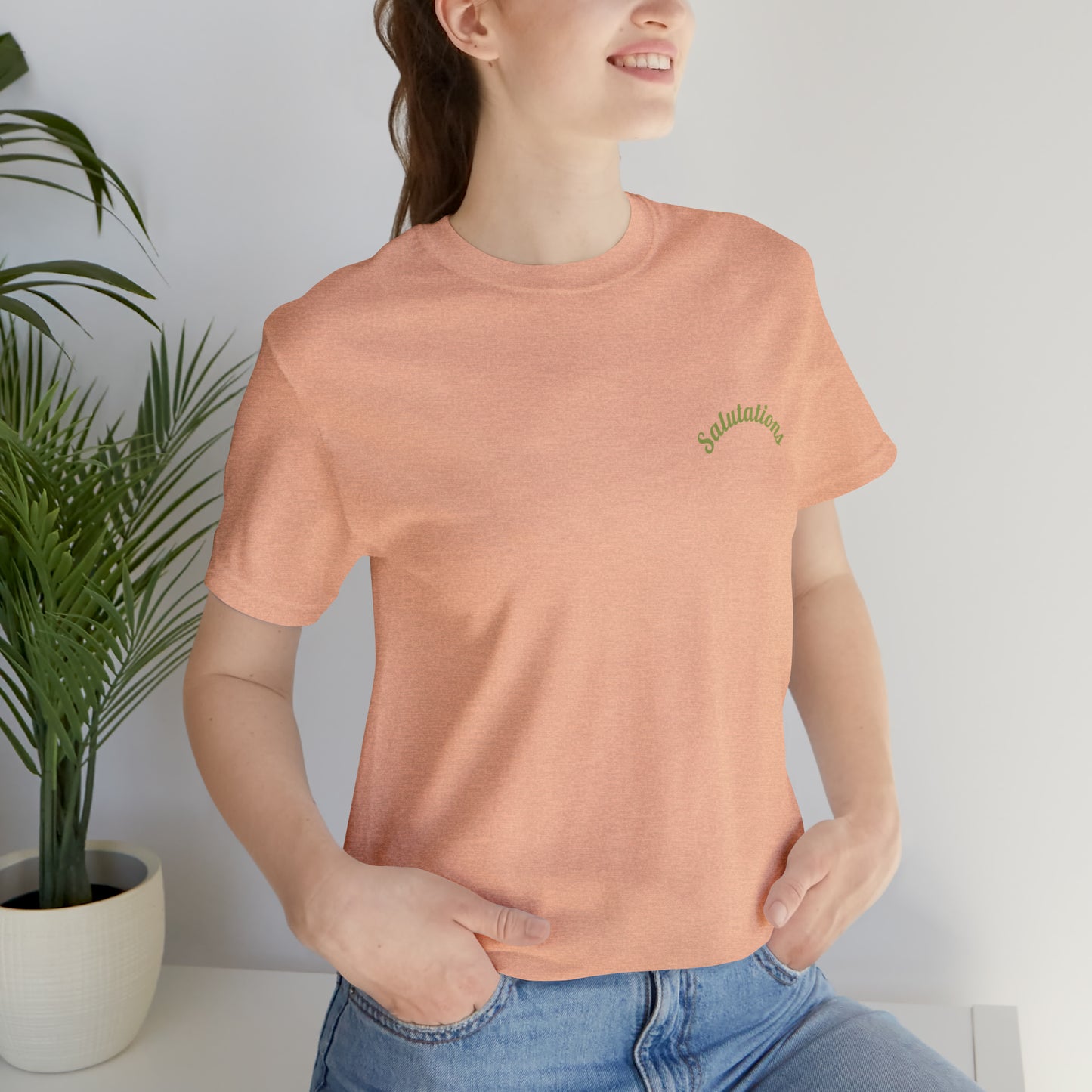 Salutations Flamingo Tee