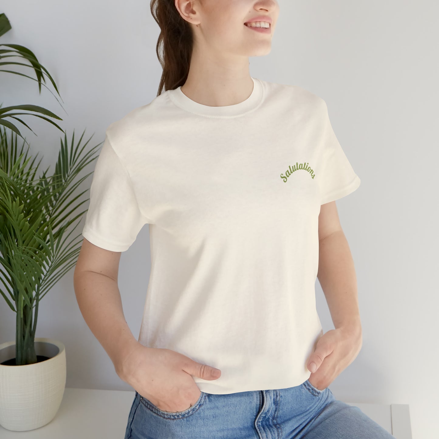Salutations Flamingo Tee