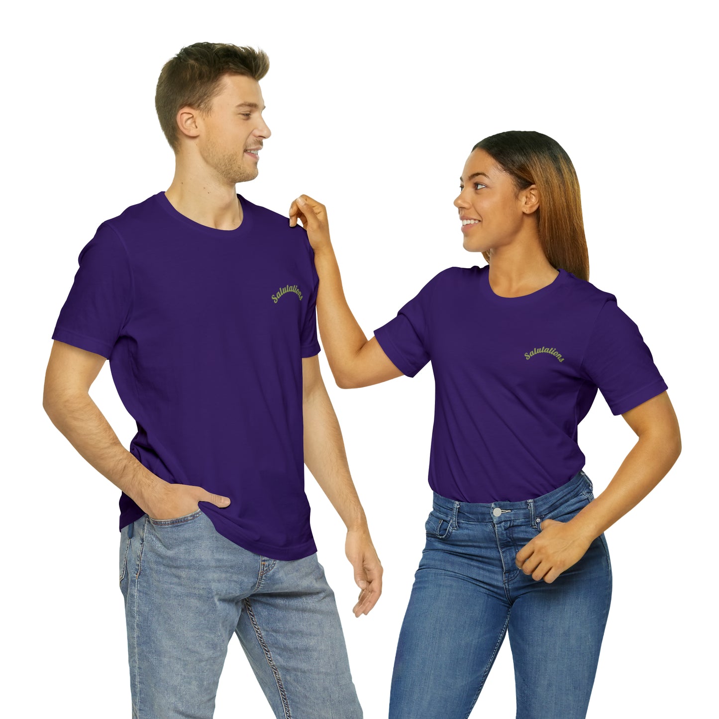 Salutations Flamingo Tee