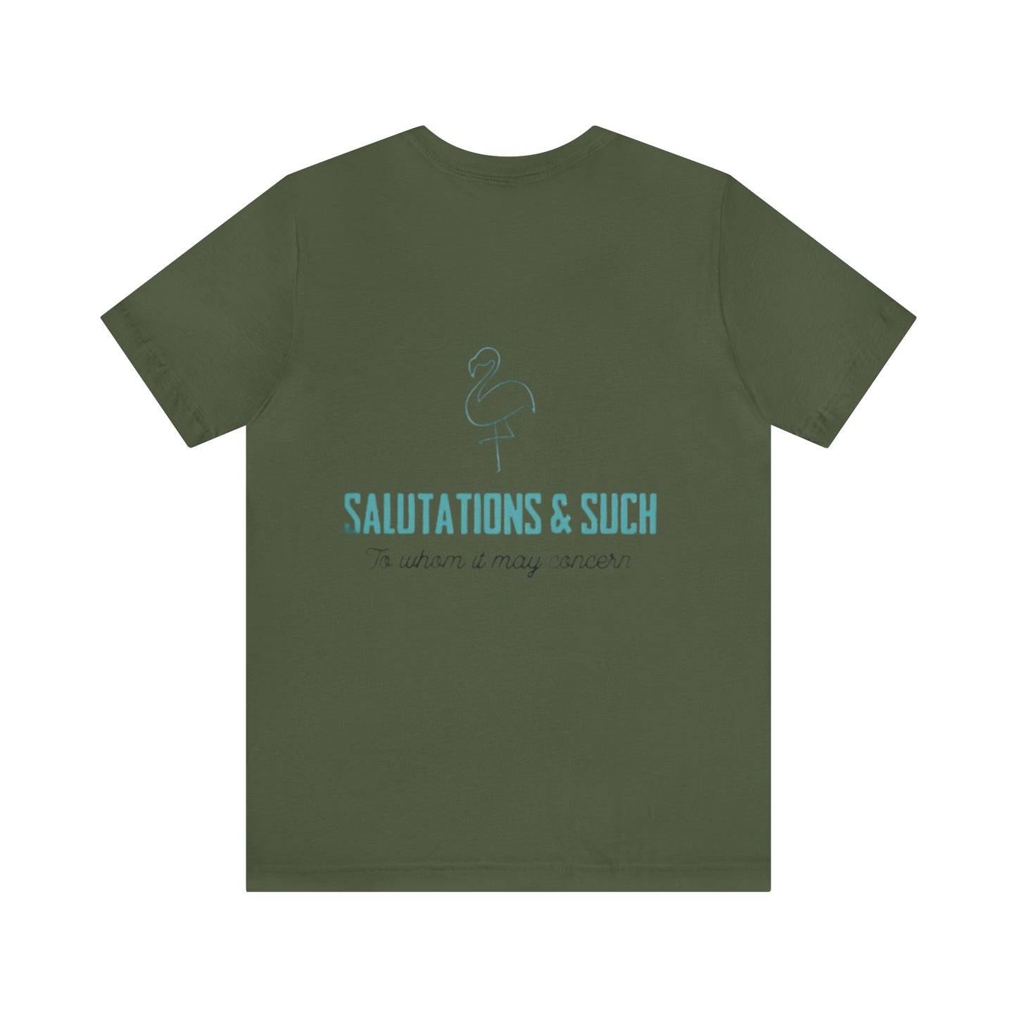 Salutations Flamingo Tee