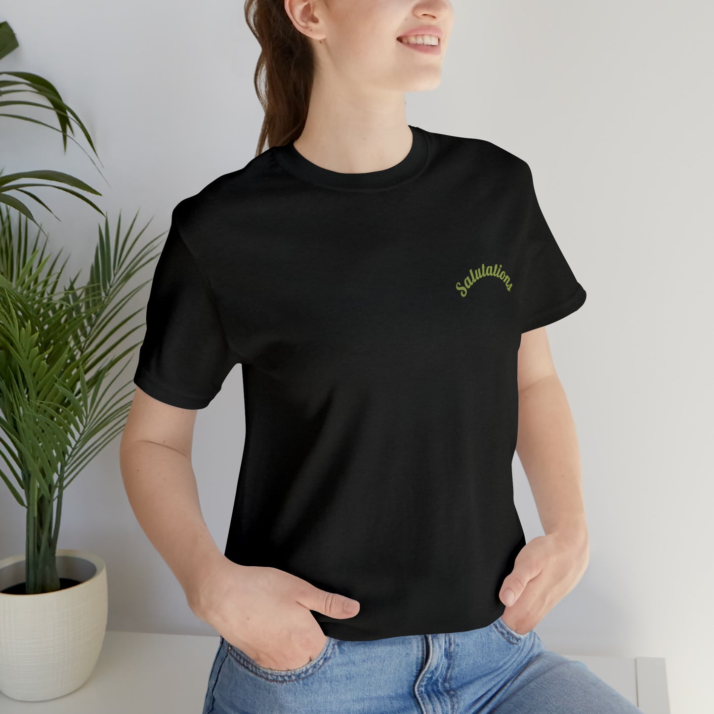 Salutations Flamingo Tee