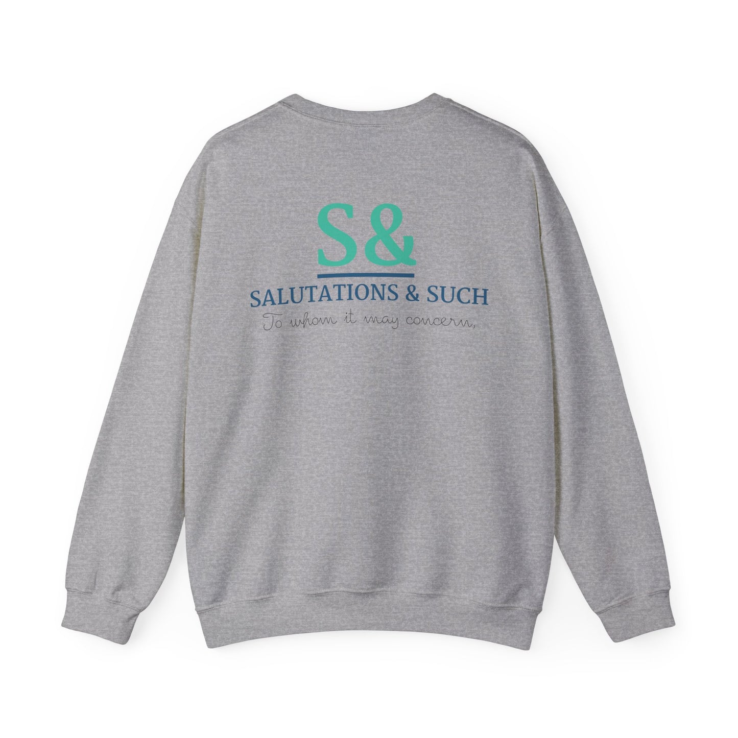 Salutations & Such Crewneck Sweatshirt