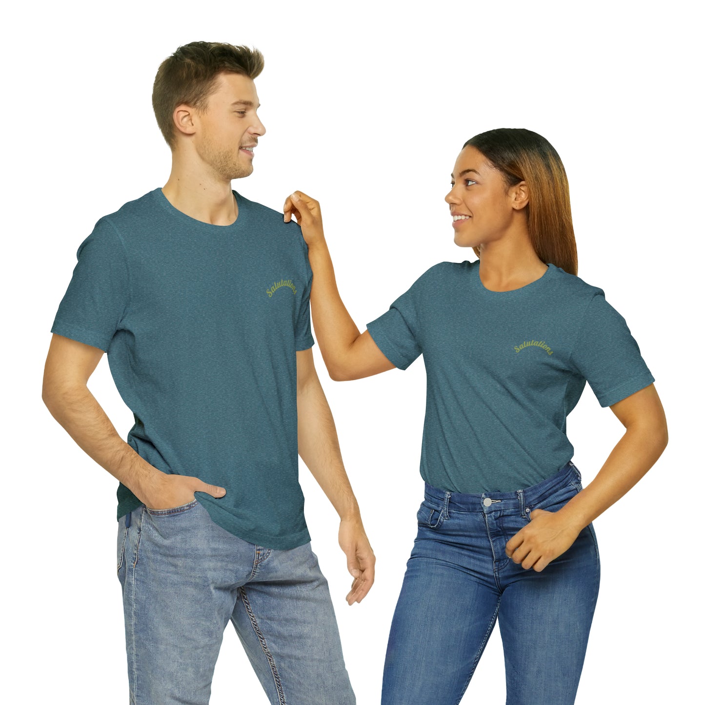Salutations Flamingo Tee