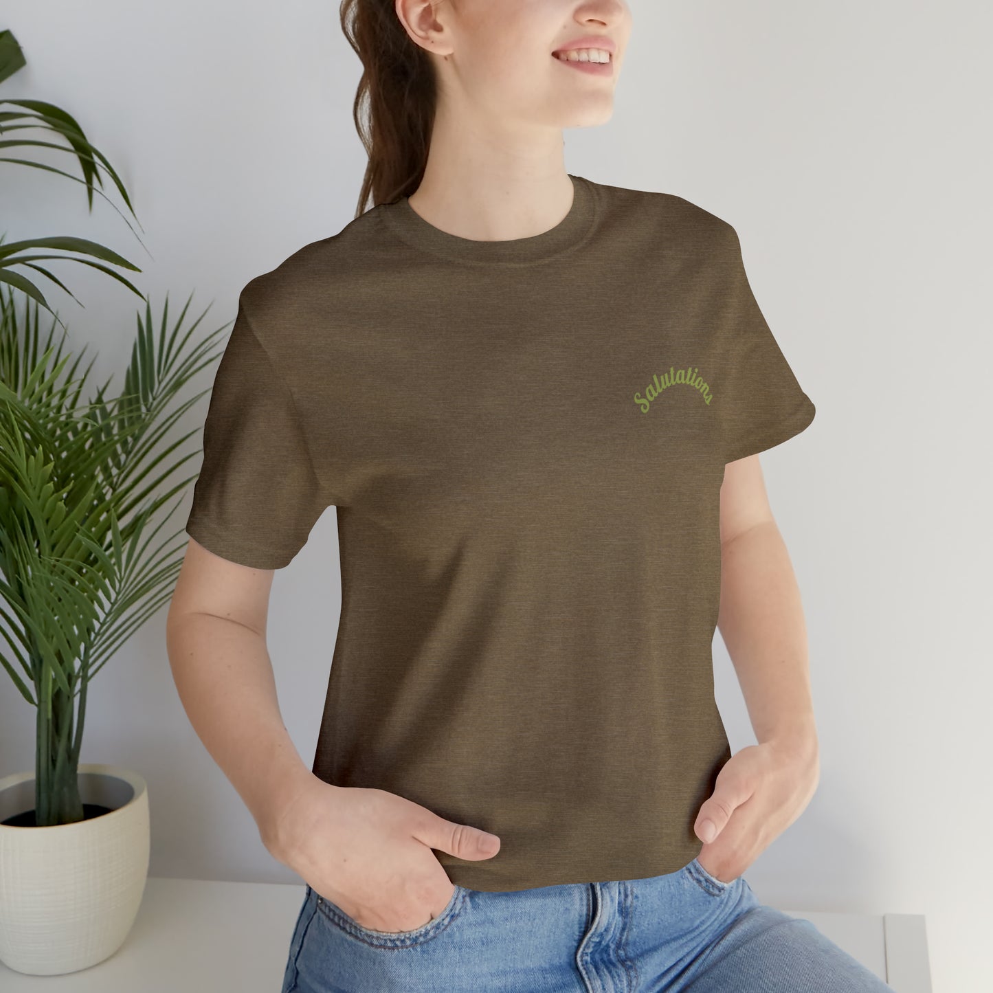 Salutations Flamingo Tee