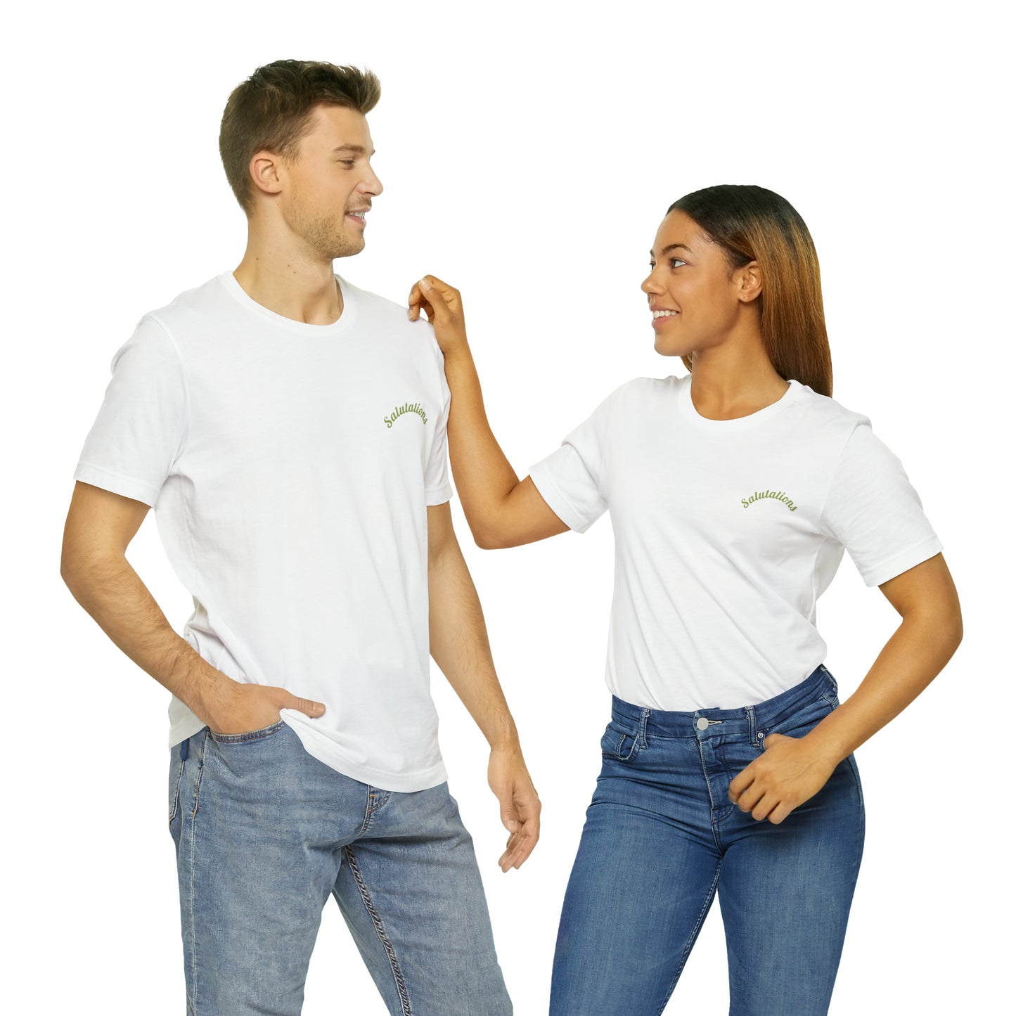 Salutations Flamingo Tee