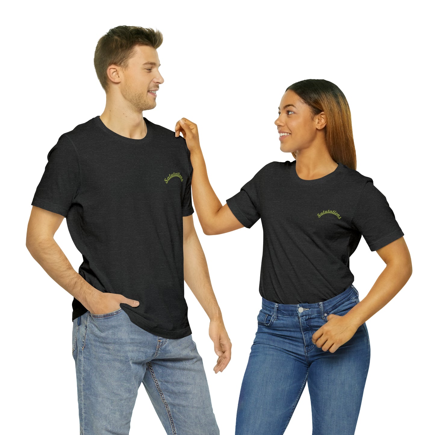 Salutations Flamingo Tee