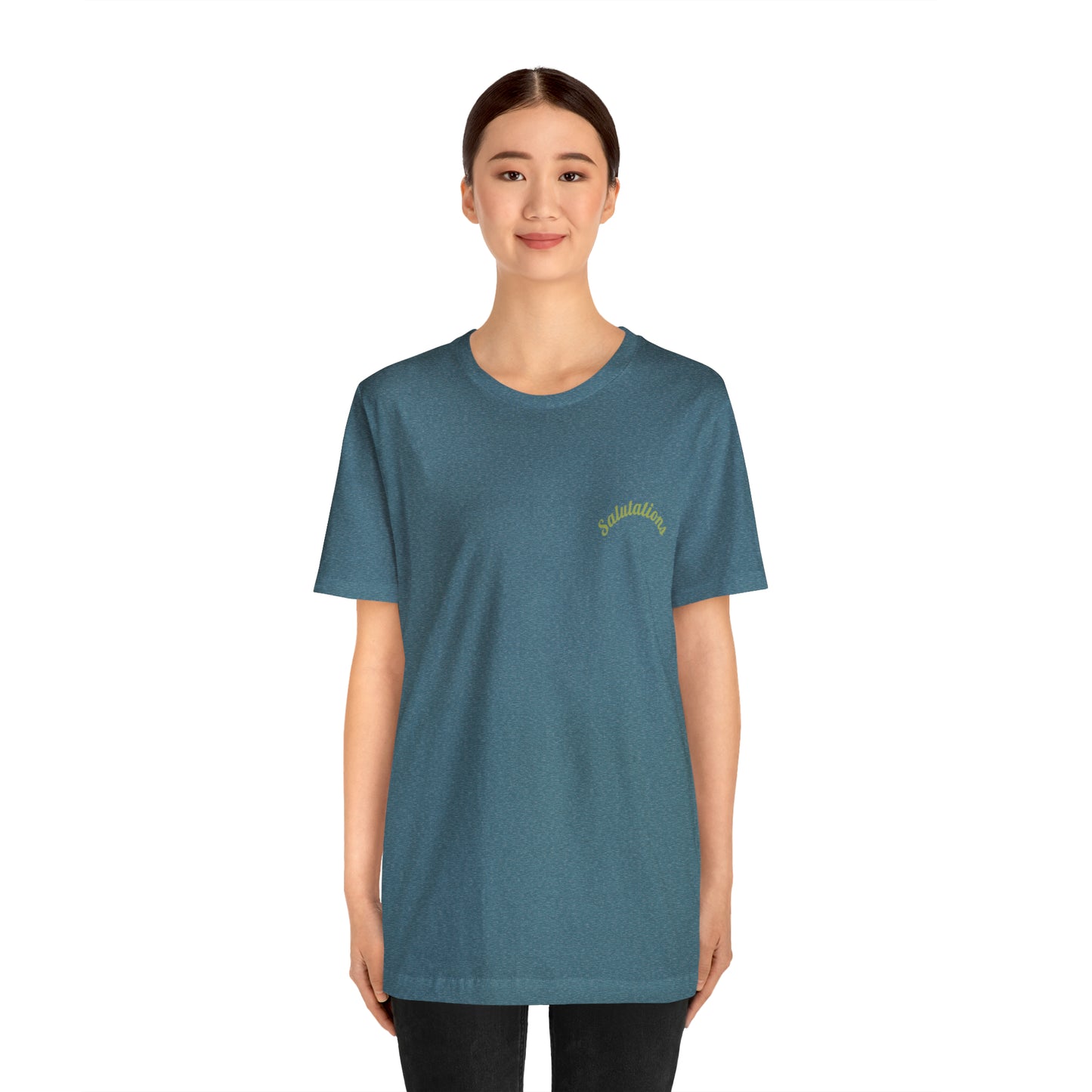 Salutations Flamingo Tee