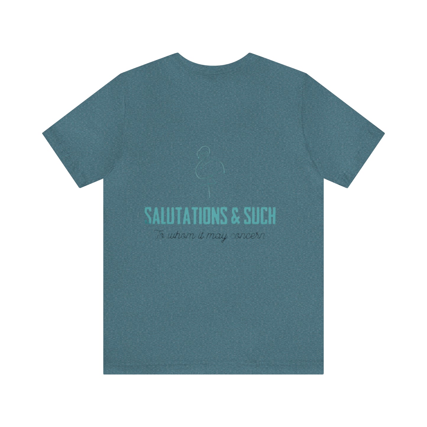 Salutations Flamingo Tee