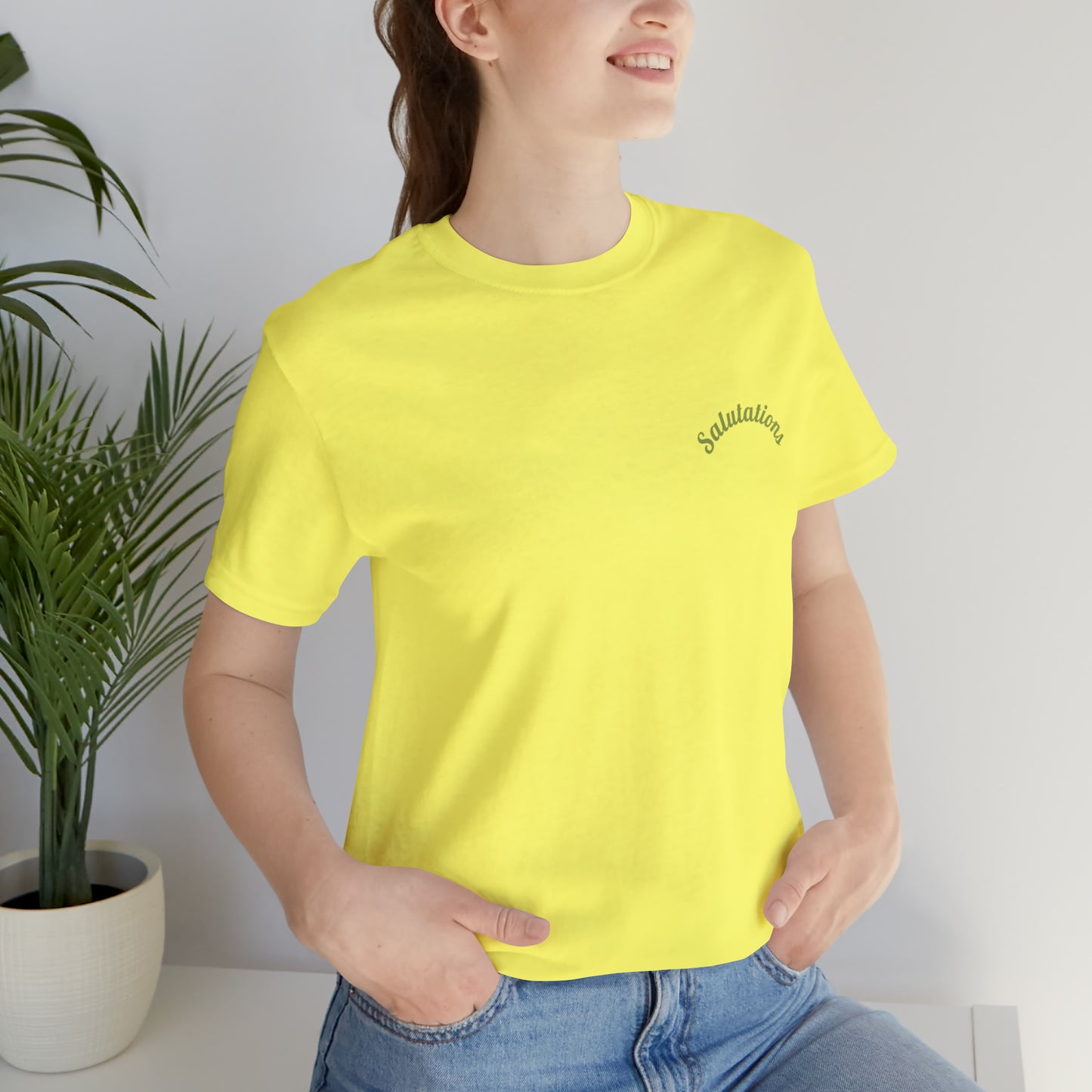 Salutations Flamingo Tee