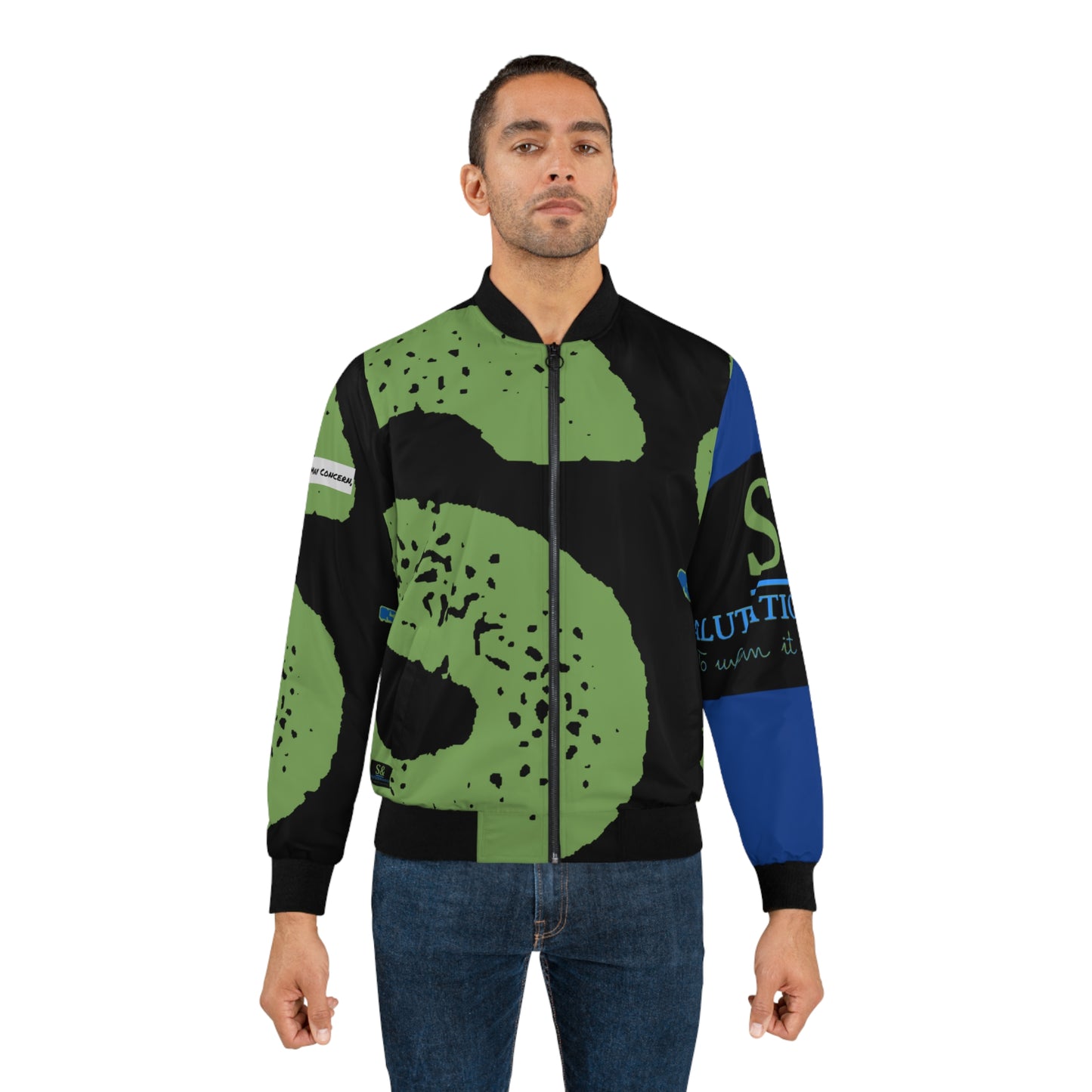 Salutations & Such Midnight Blue Maurader Bomber Jacket