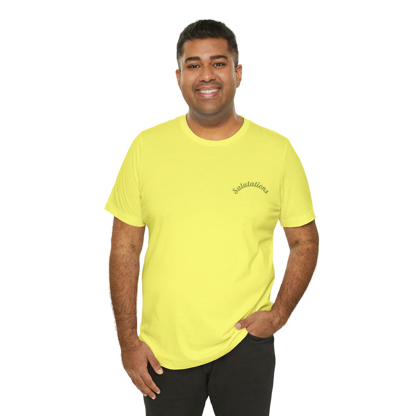 Salutations Flamingo Tee