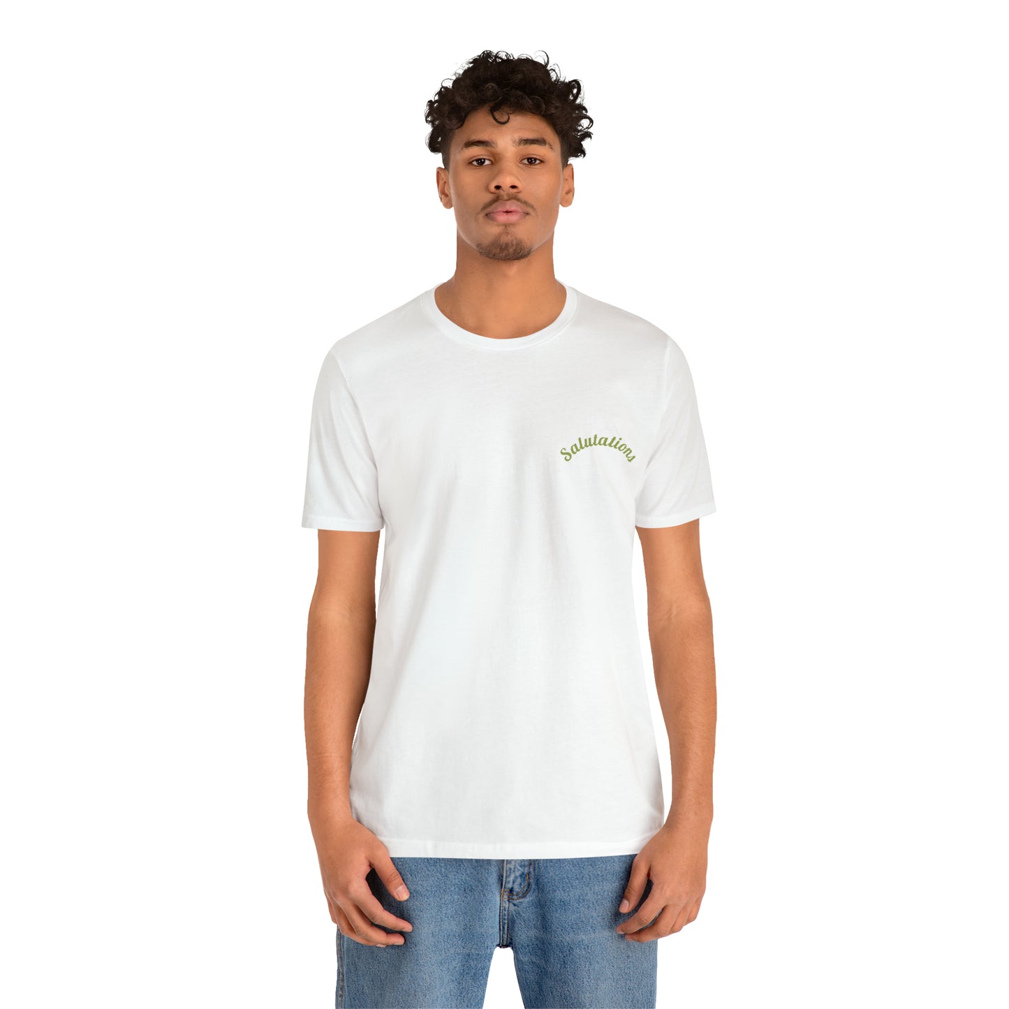 Salutations Flamingo Tee