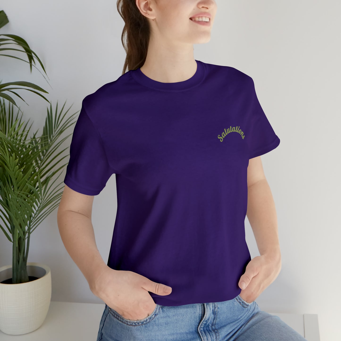 Salutations Flamingo Tee
