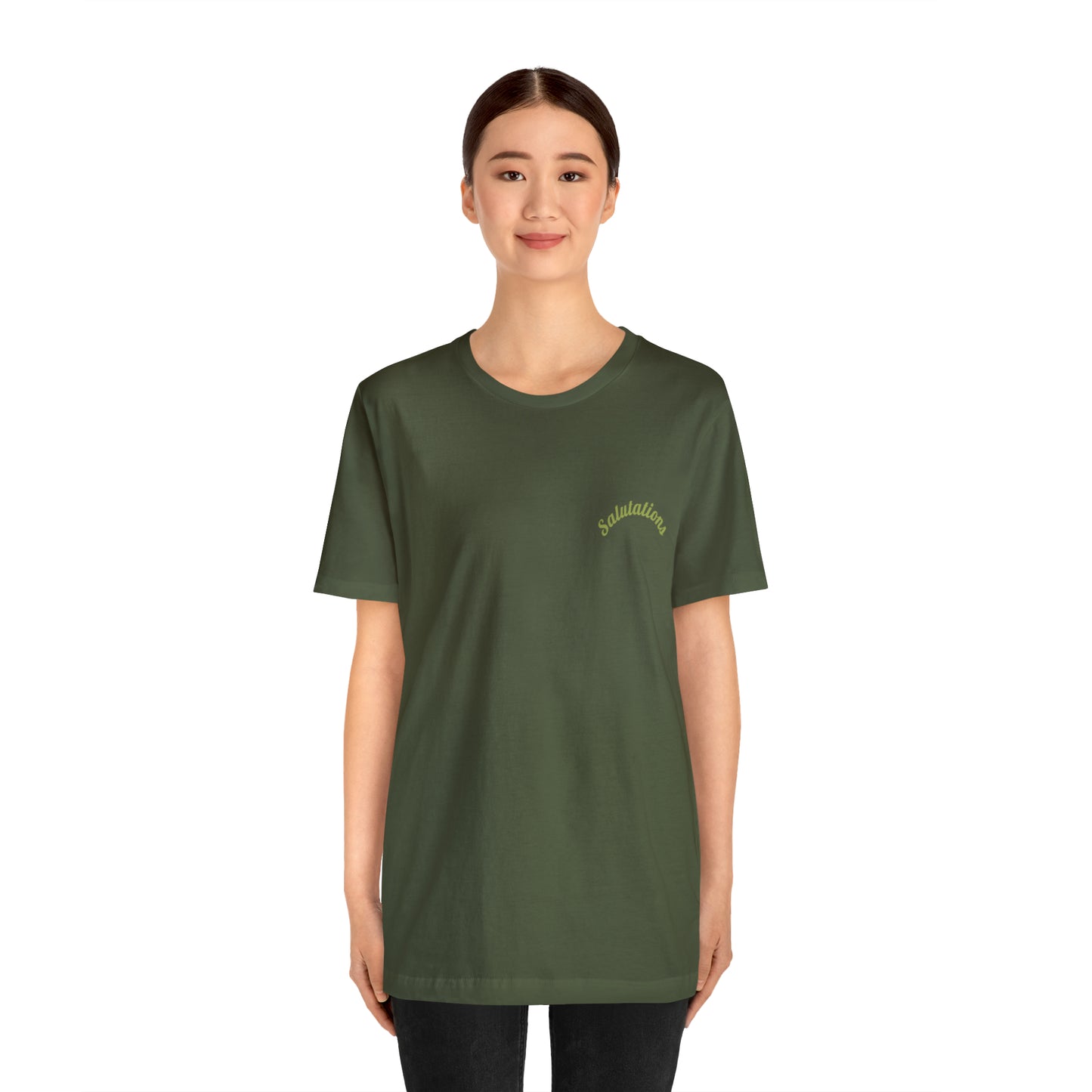 Salutations Flamingo Tee