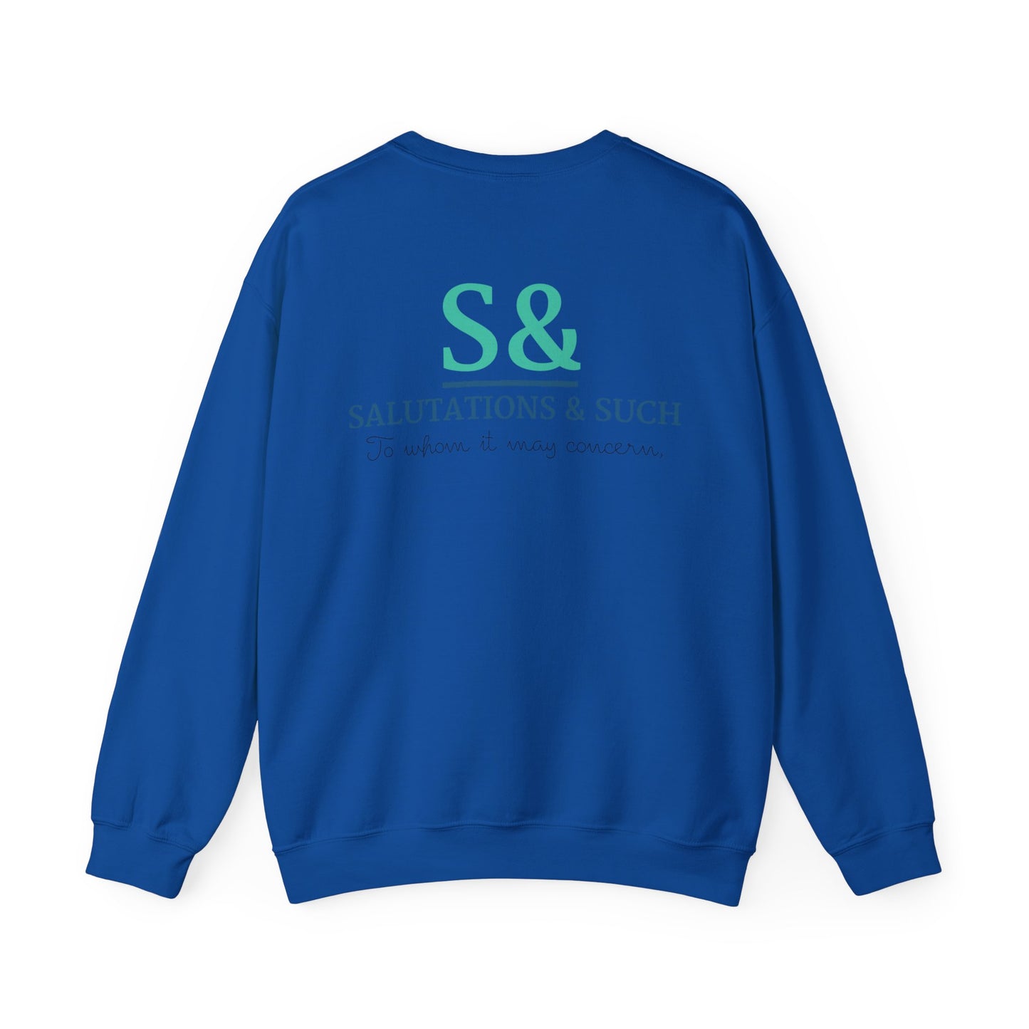 Salutations & Such Crewneck Sweatshirt