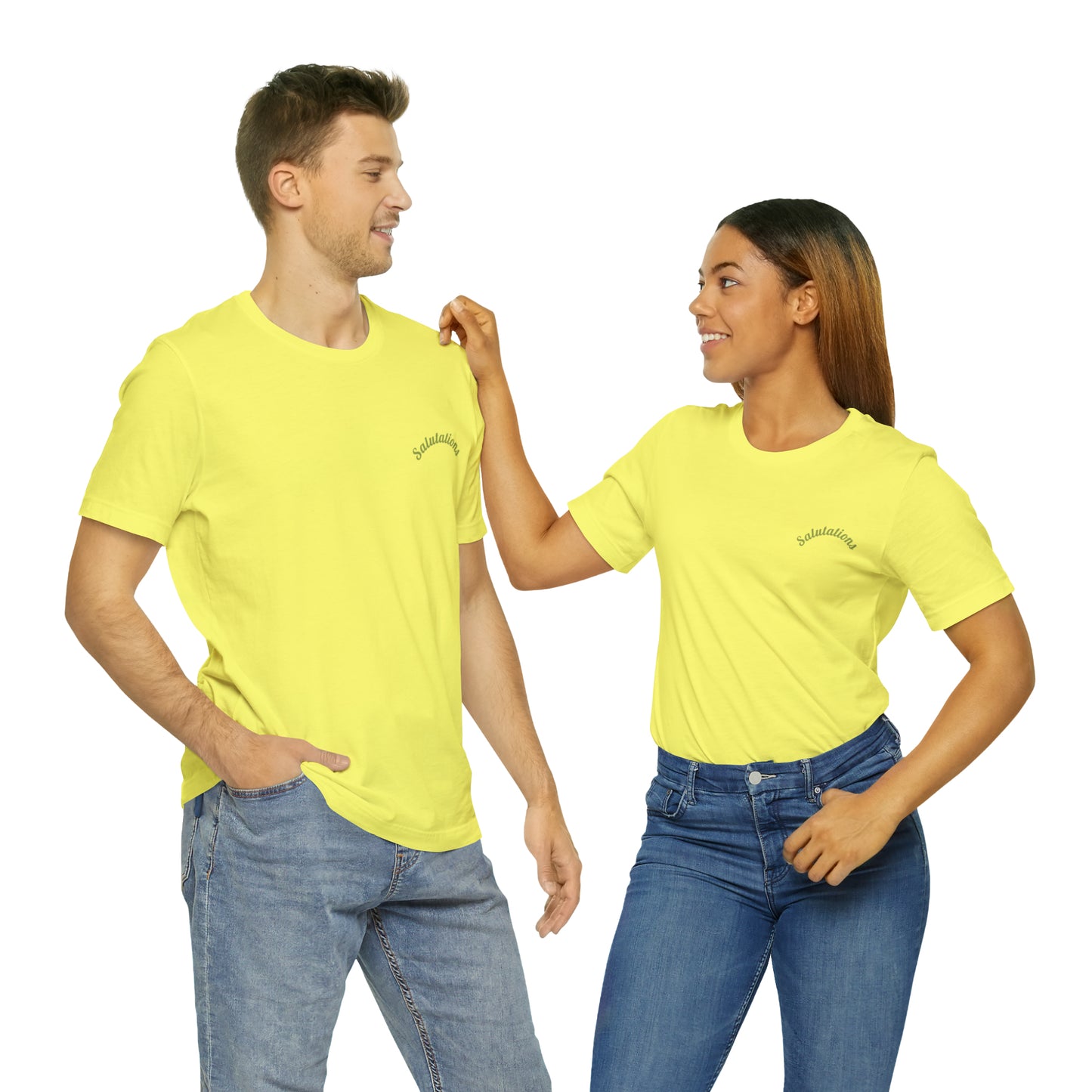 Salutations Flamingo Tee