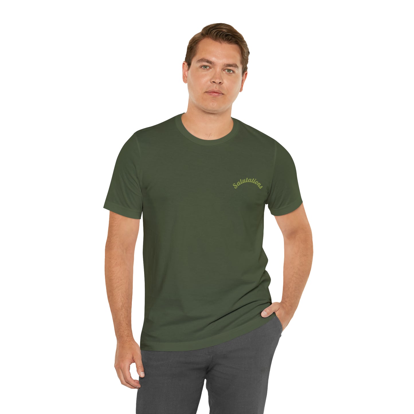 Salutations Flamingo Tee