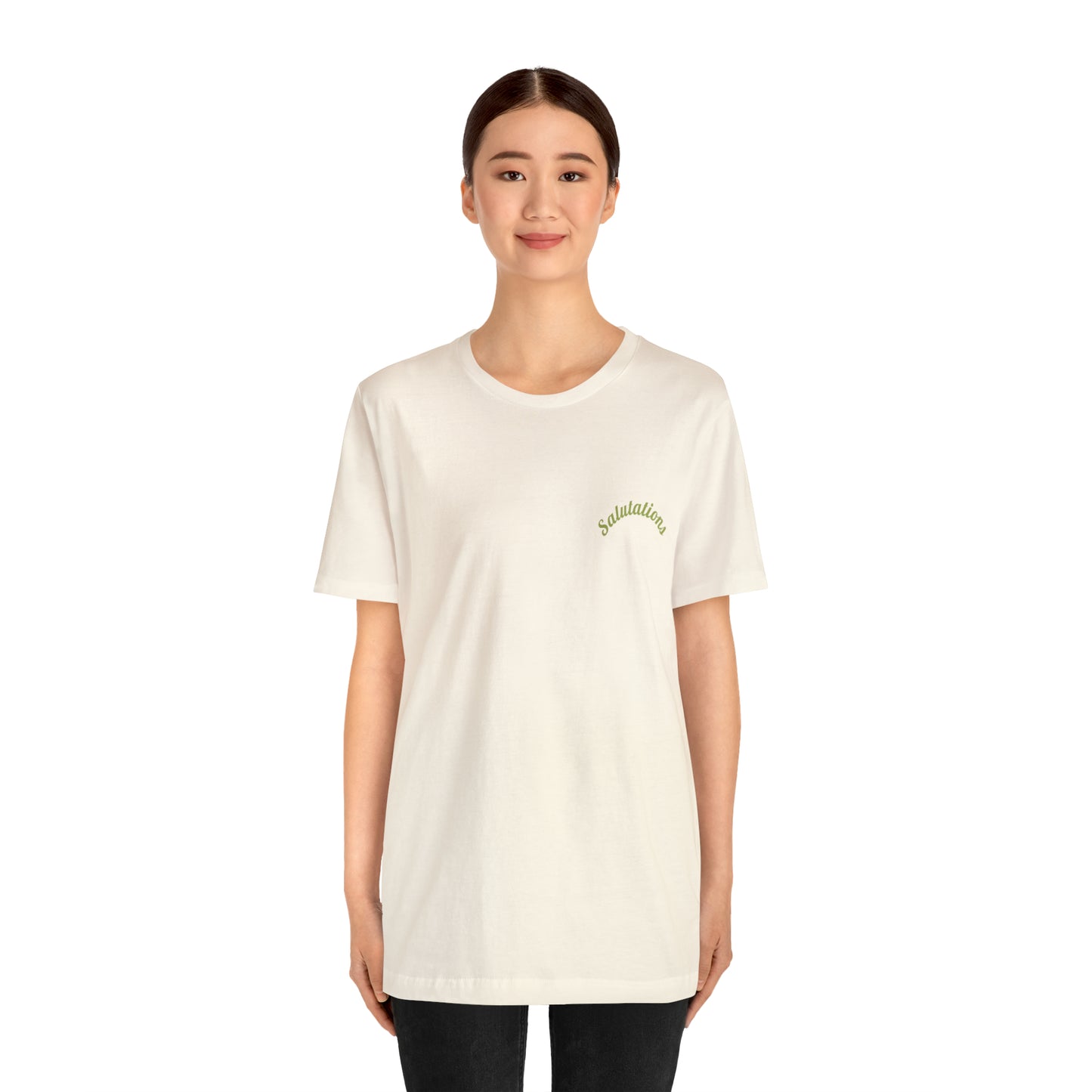 Salutations Flamingo Tee