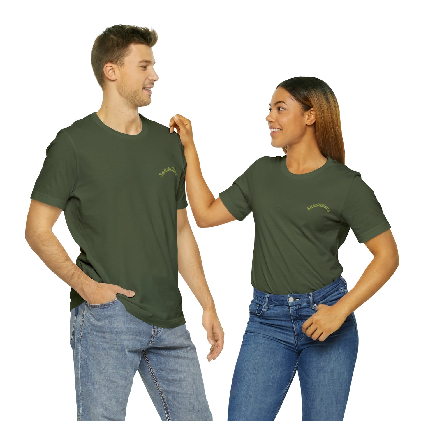 Salutations Flamingo Tee