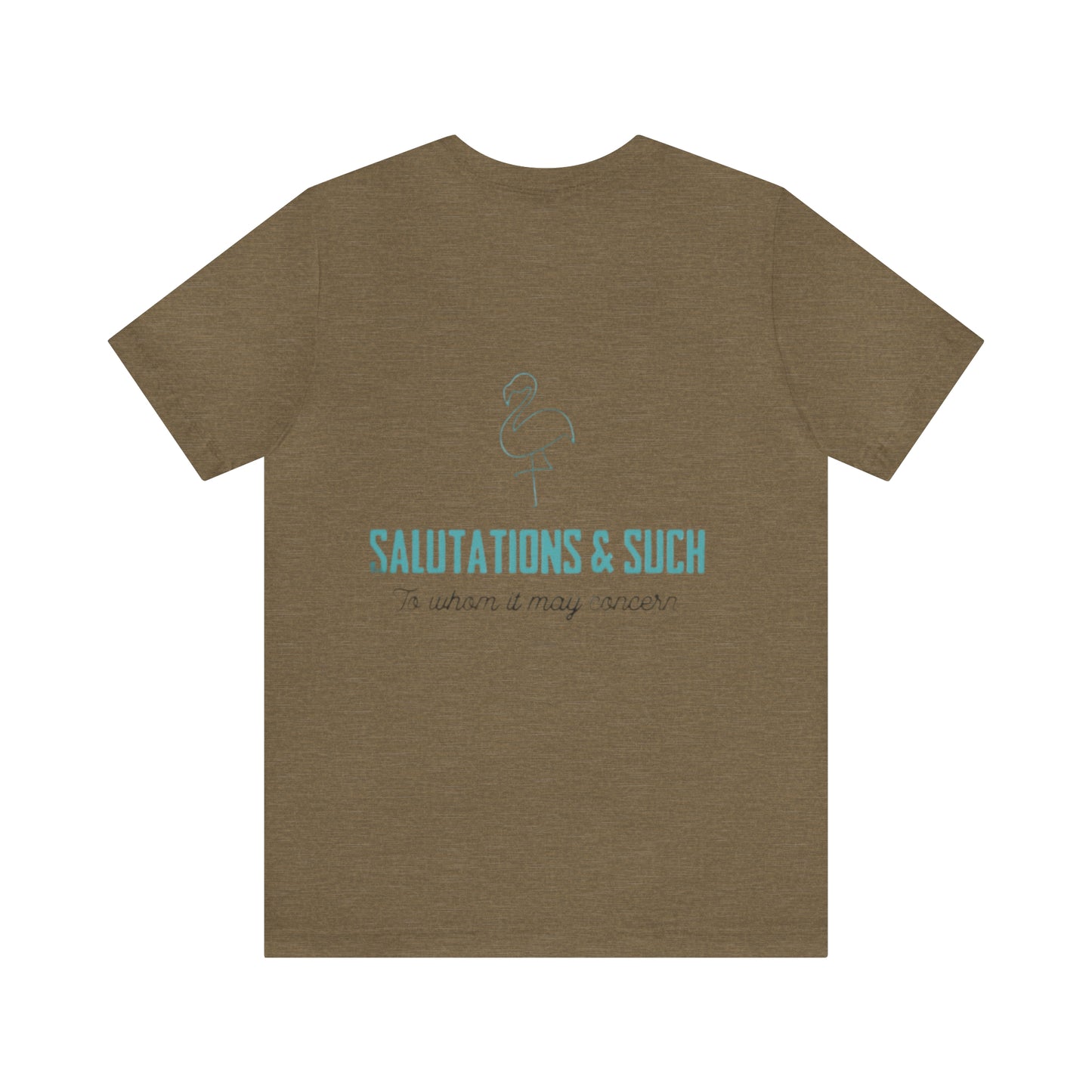 Salutations Flamingo Tee