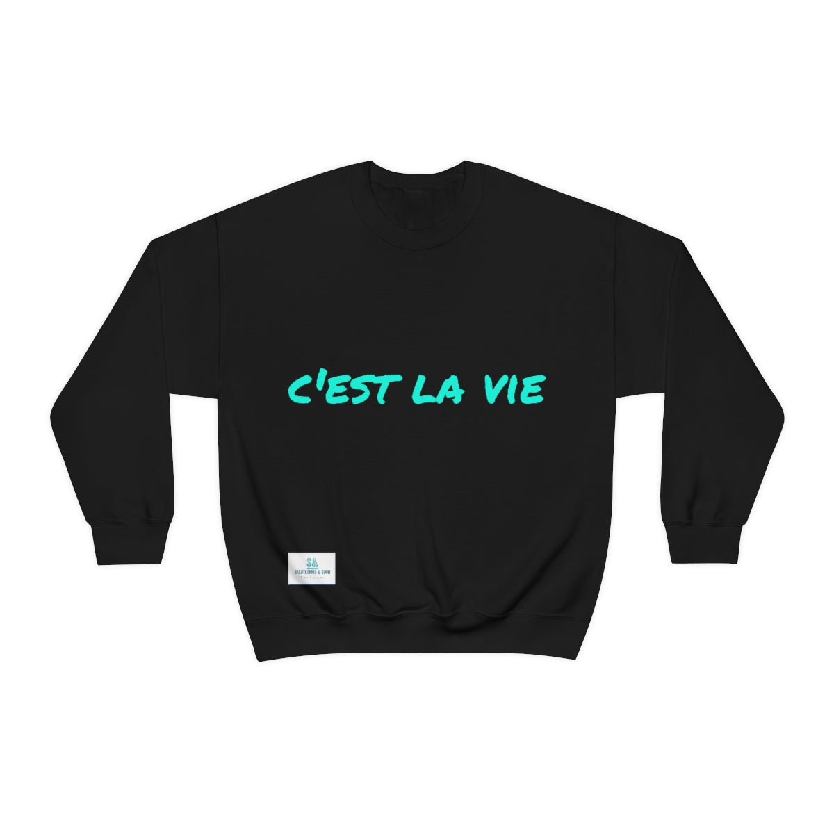 Salutations & Such Crewneck Sweatshirt-C'est La Vie