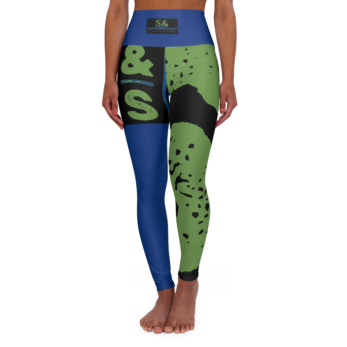 Salutations & Such Plezentre Yoga Leggings-Indigo