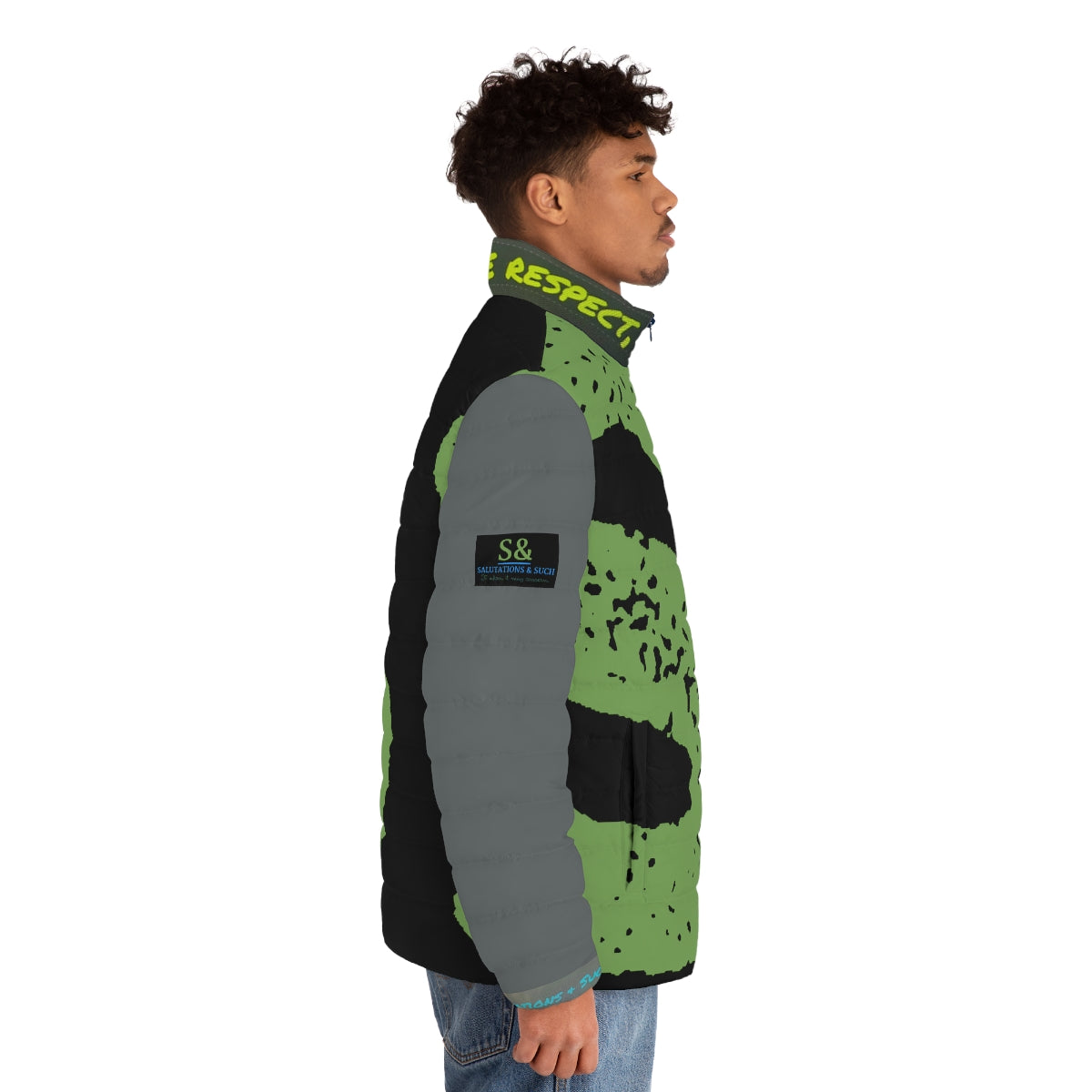 Salutations & Such Smoky Midnight Maurader Collection Puffer Jacket