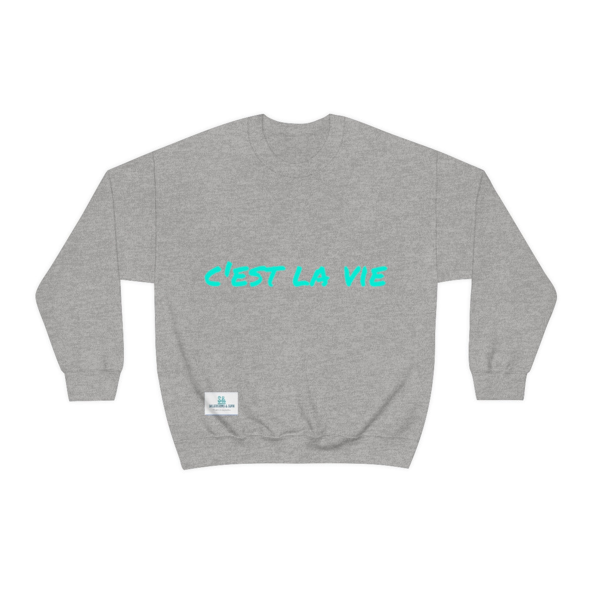 Salutations & Such Crewneck Sweatshirt-C'est La Vie