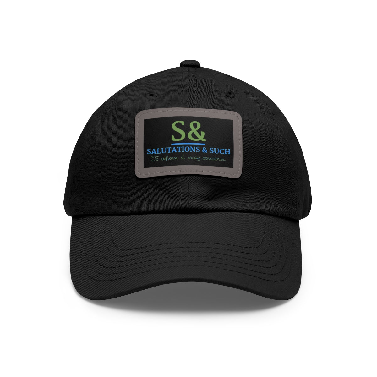 S&S Dad Hat with Leather Patch-Maurader Color way