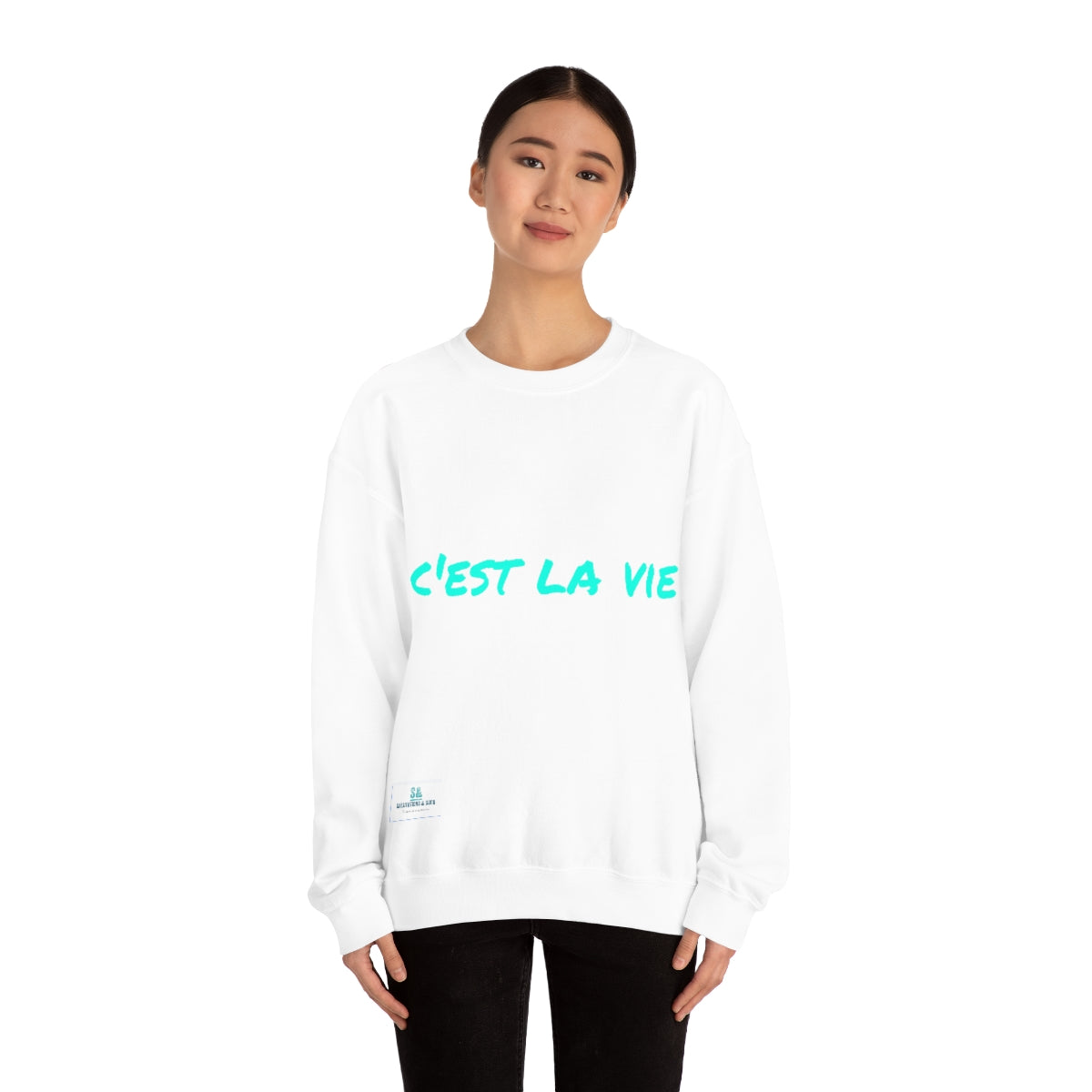 Salutations & Such Crewneck Sweatshirt-C'est La Vie