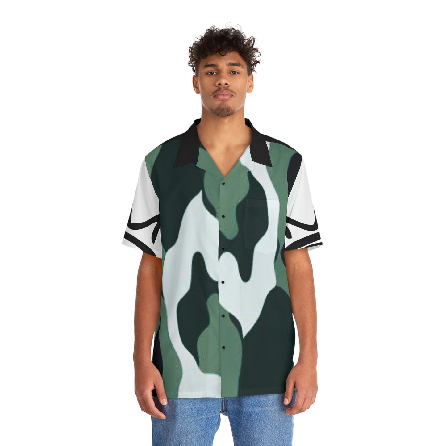 Salutations & Such Hawaiian Shirt- Onyx