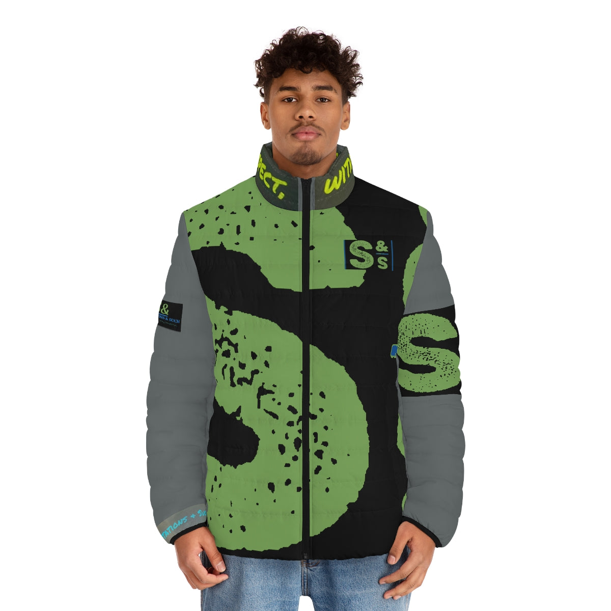 Salutations & Such Smoky Midnight Maurader Collection Puffer Jacket