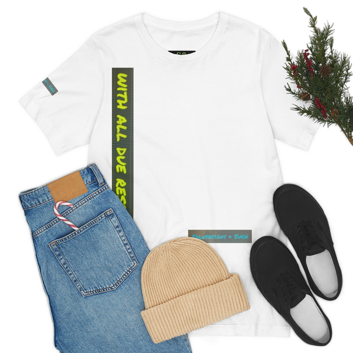 Salutations & Such With All Due Respect Jersey Sleeves